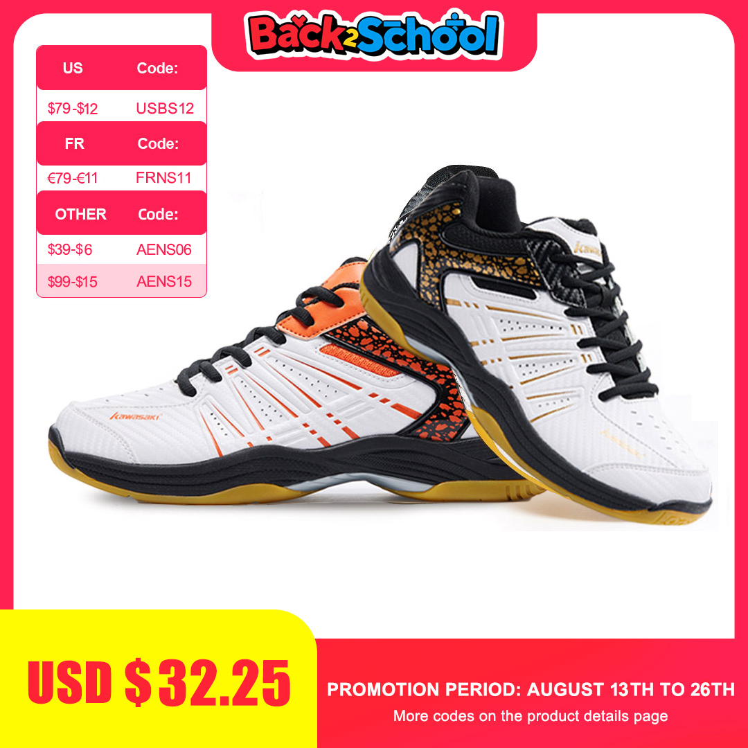 Badminton Footwork - Buty do badmintona Kawasaki Oddychające antypoślizgowe
