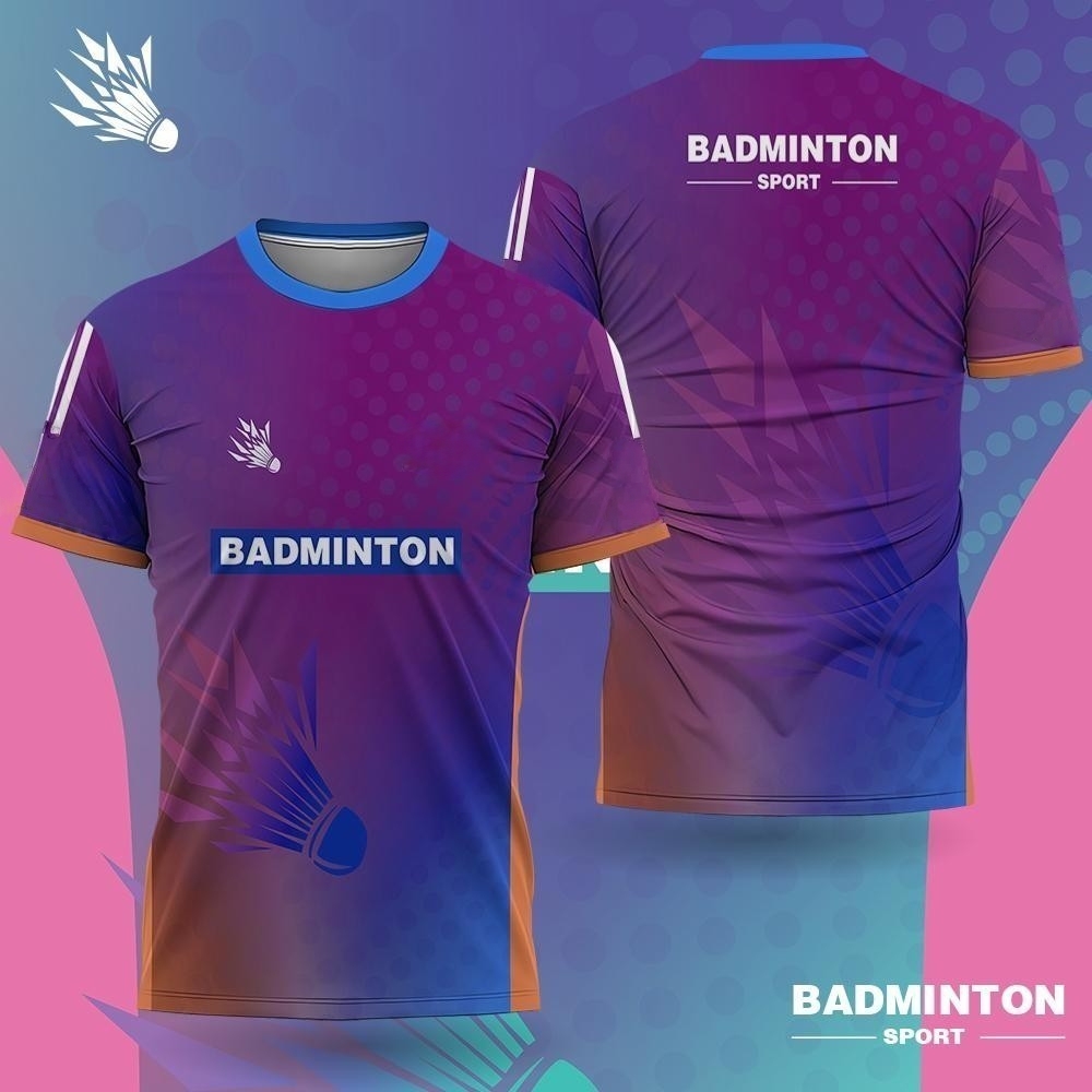 Męska odzież do badmintona Gra – Badminton Logo recenzja i cena