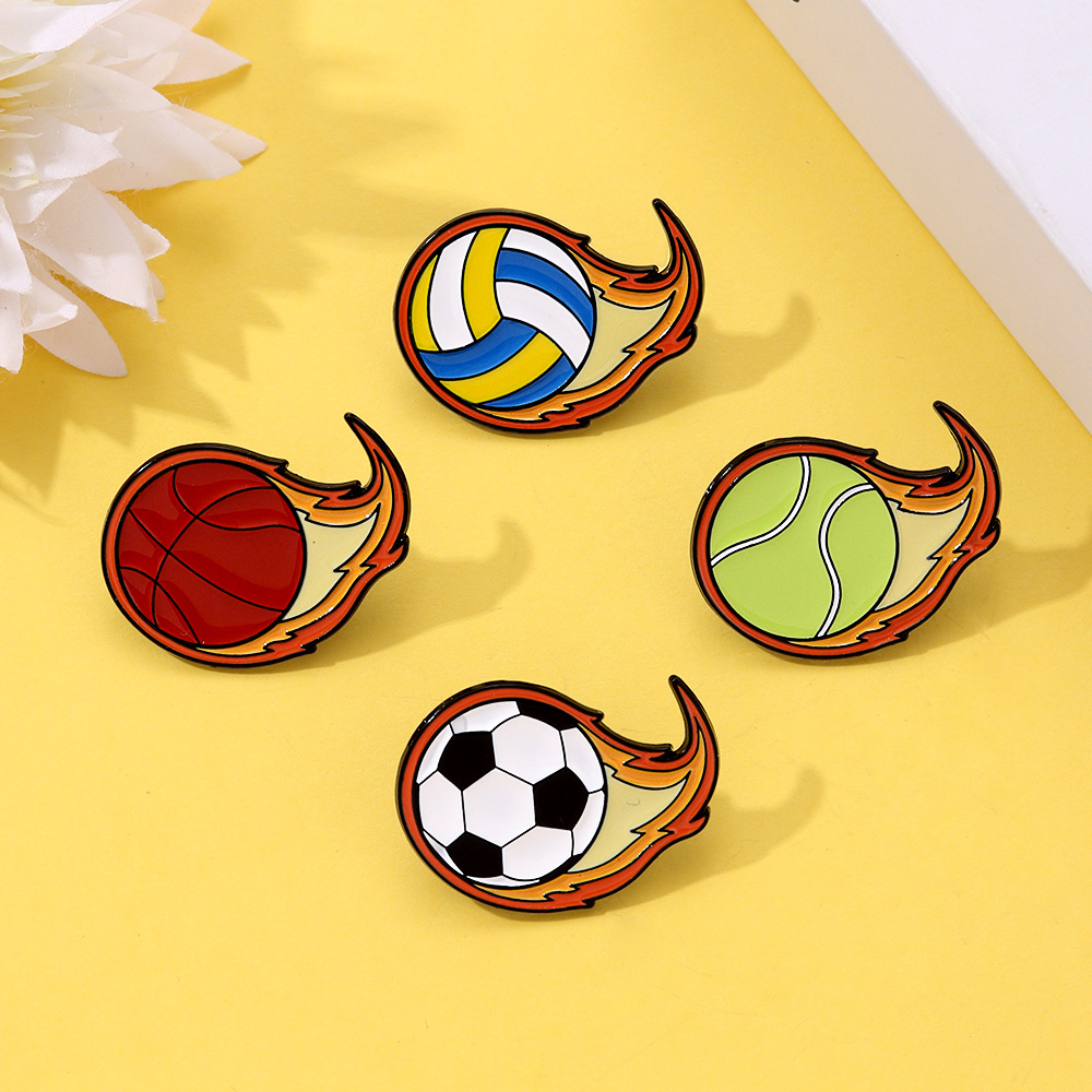 Nowa urocza, modna emaliowana  – Badminton Logo recenzja i cena