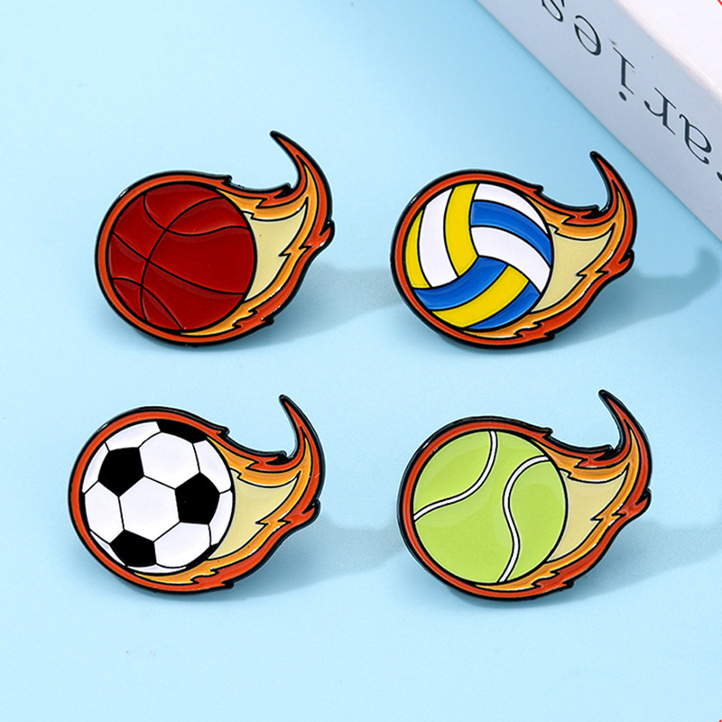 Nowa urocza, modna emaliowana  – Badminton Logo recenzja i cena